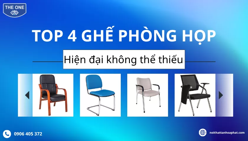 TOP 4 Kiểu Ghế Phòng Họp Phù Hợp Cho Doanh Nghiệp