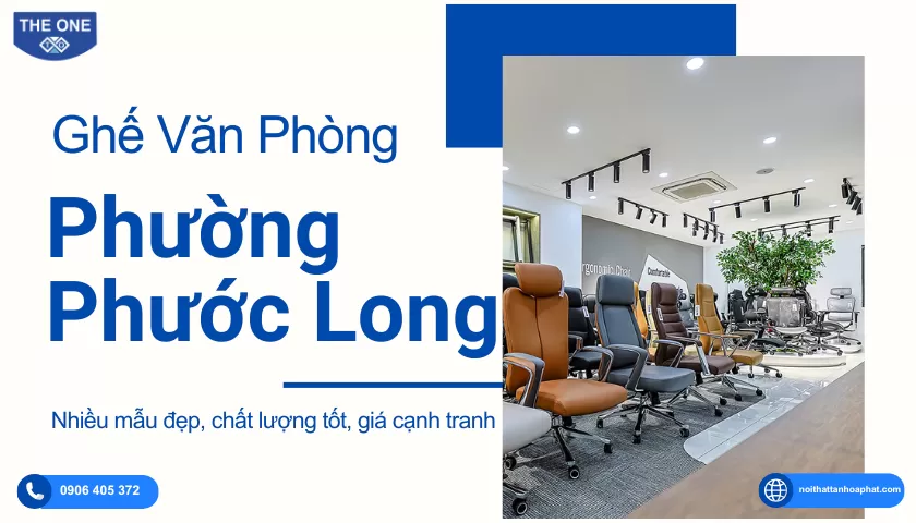 Ghế Văn Phòng Phường Phước Long Nhiều Mẫu Đẹp