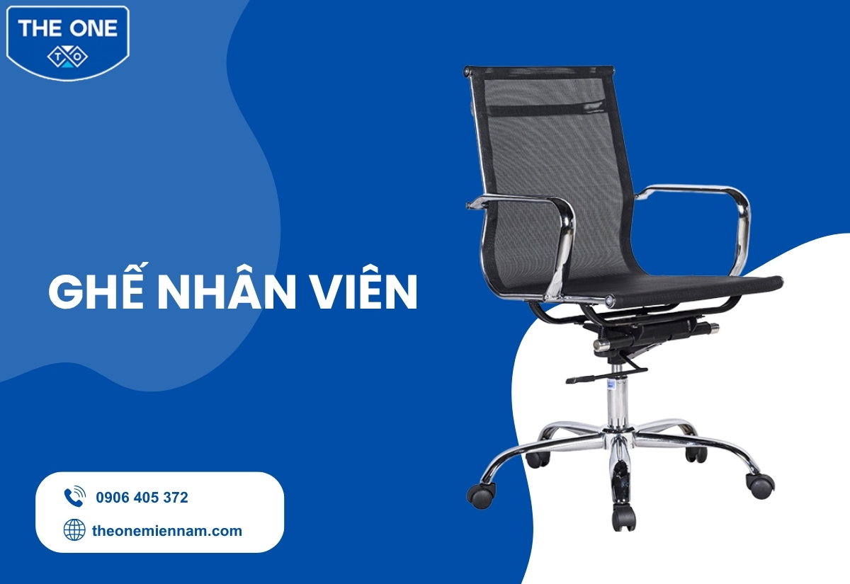 Ghế nhân viên - Lựa chọn thực tế cho không gian làm việc