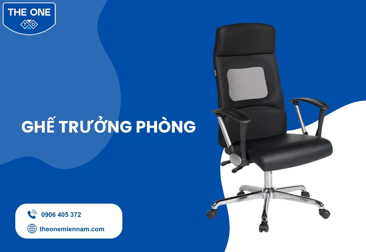 Ghế trưởng phòng - Cân bằng công năng và hình thức
