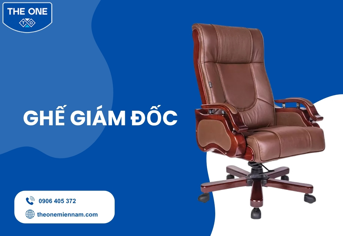 Ghế giám đốc - Thiết kế phù hợp không gian điều hành