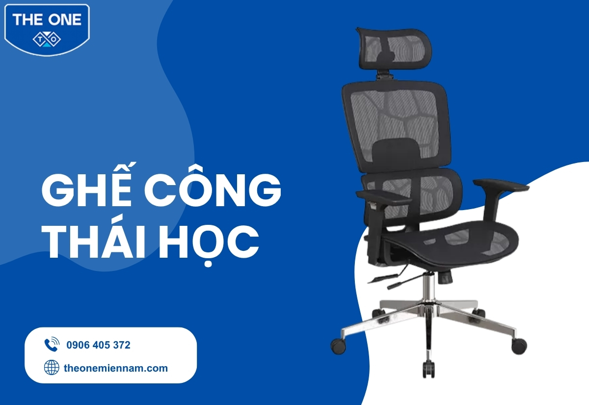 Ghế công thái học - Hỗ trợ tư thế ngồi khi làm việc lâu