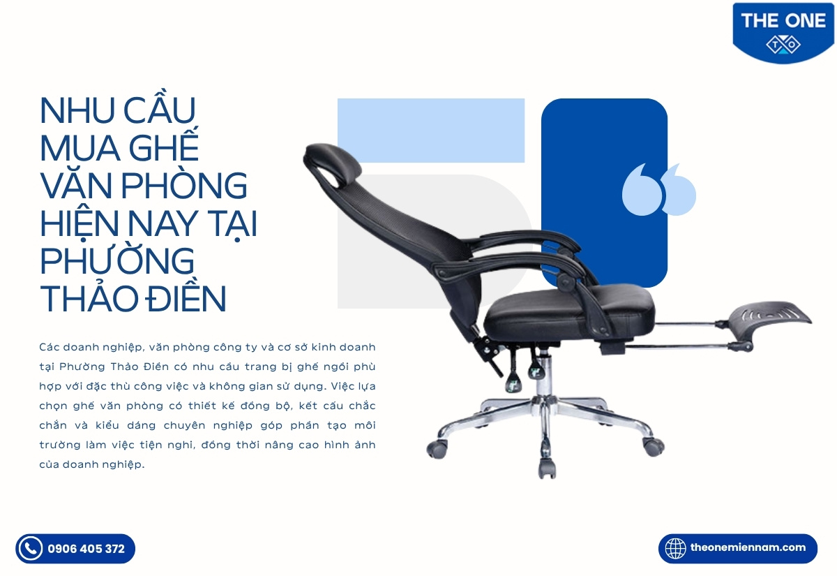 Nhu cầu mua ghế văn phòng hiện nay tại Phường Thảo Điền